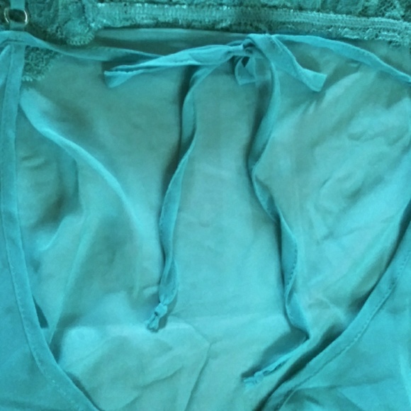 Aquamarine Sheer Chemise - Picture 4 of 8